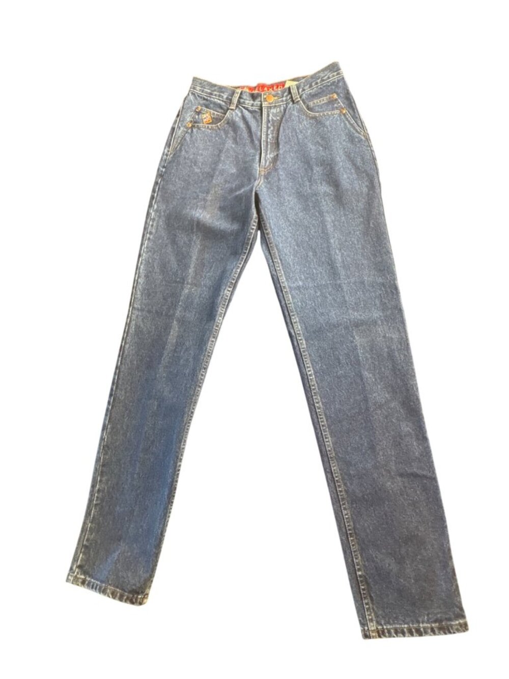 Posted Vintage 90s Women Sz 10 Straight Leg High Rise Mom Jeans 100% Cotton